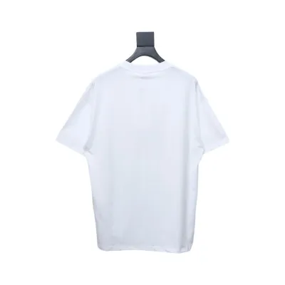 Moncler Embroidered Logo Cotton T-shirt White 02