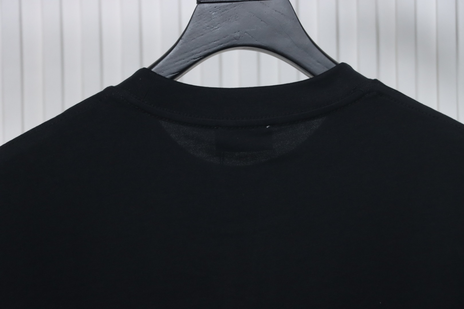 Moncler Embroidered Logo Cotton T-shirt Black