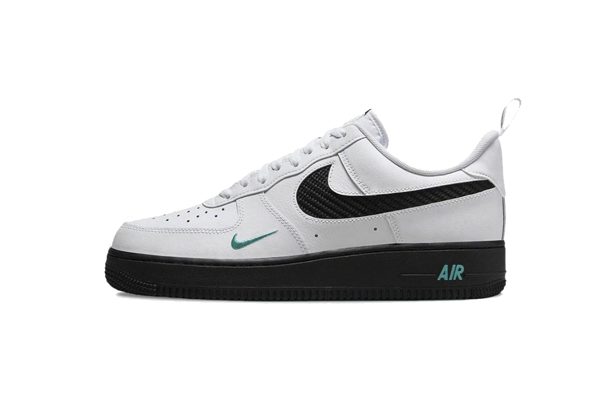 Coco Shoes Nike Air Force 1 07 White Black Teal DR0155-100