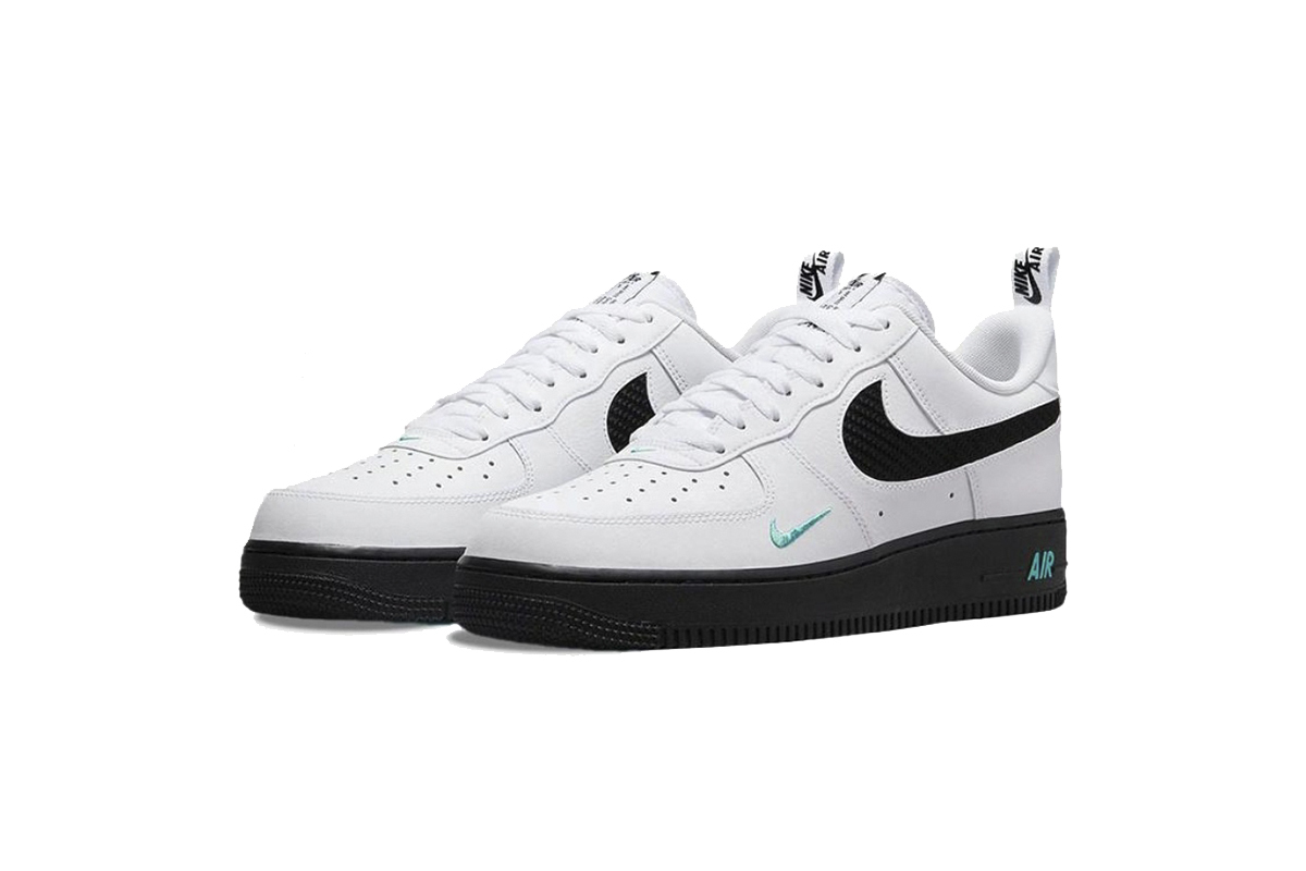 Coco Shoes Nike Air Force 1 07 White Black Teal DR0155-100