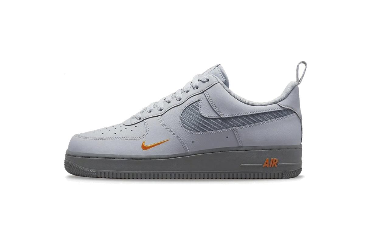 Coco Shoes Nike Air Force 1 Wolf Grey Kumquat DR0155-001
