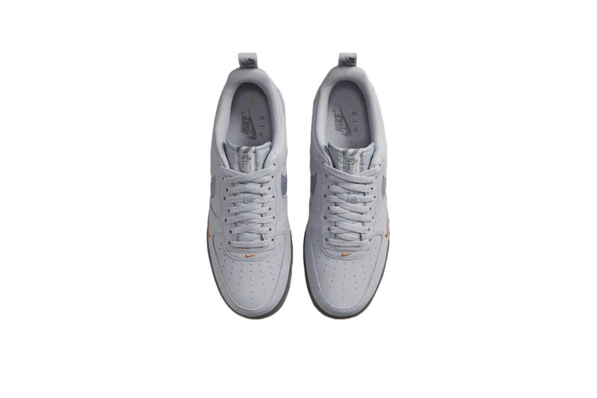 Coco Shoes Nike Air Force 1 Wolf Grey Kumquat DR0155-001