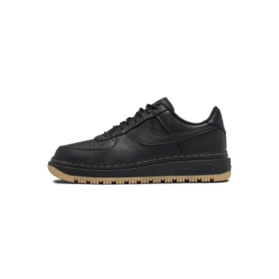 Coco Shoes Nike Air Force 1 Luxe Black Gum DB4109-001 01