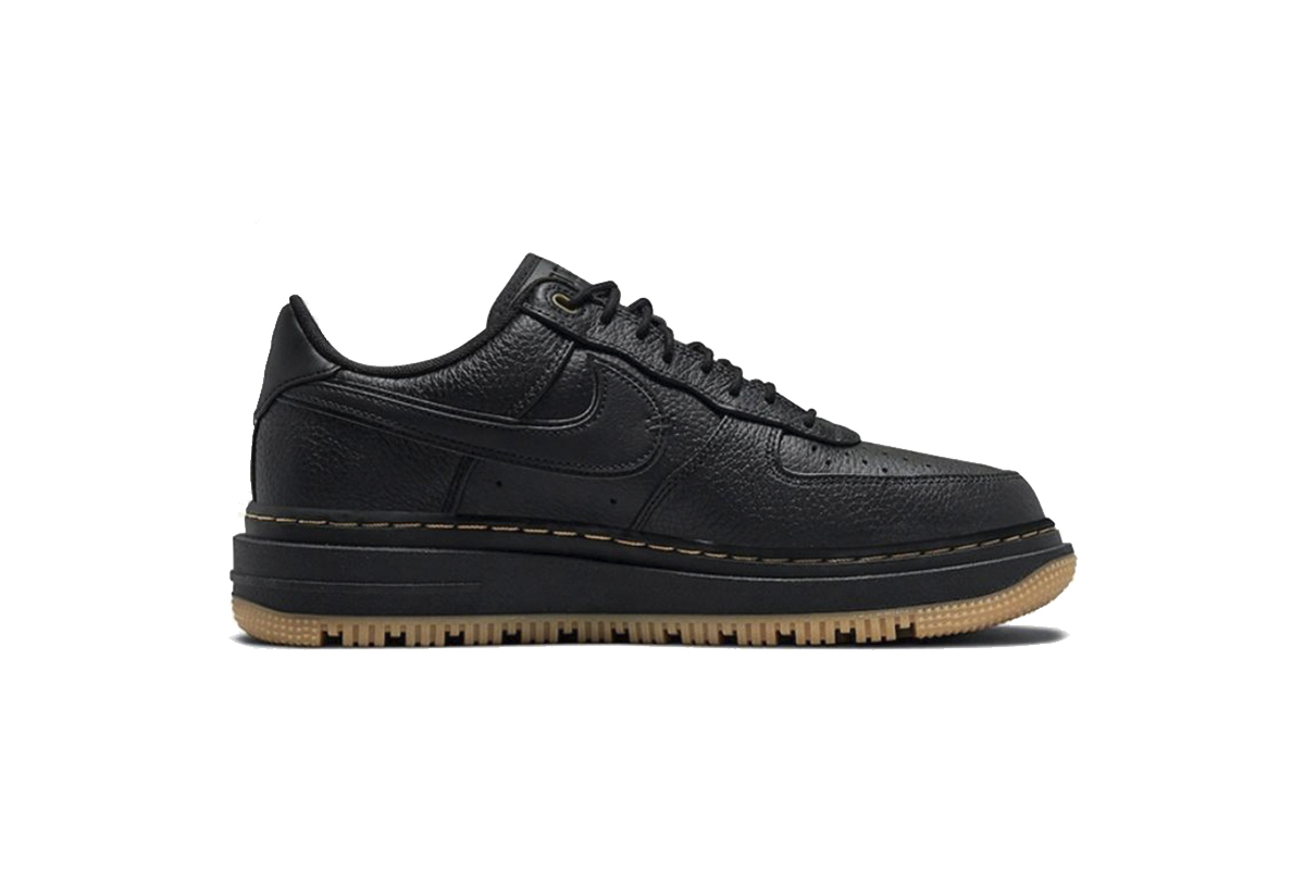 Coco Shoes Nike Air Force 1 Luxe Black Gum DB4109-001
