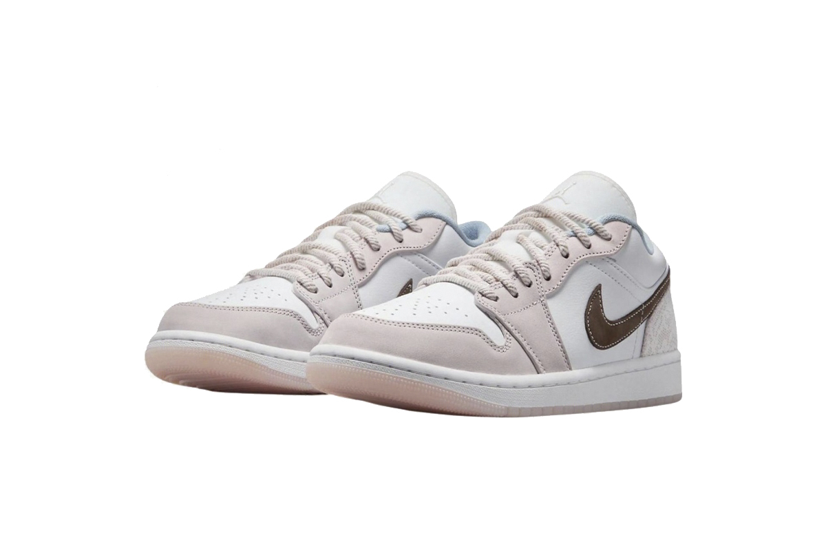Air Jordan 1 Retro Low White Light Soft Pink IB8859-101