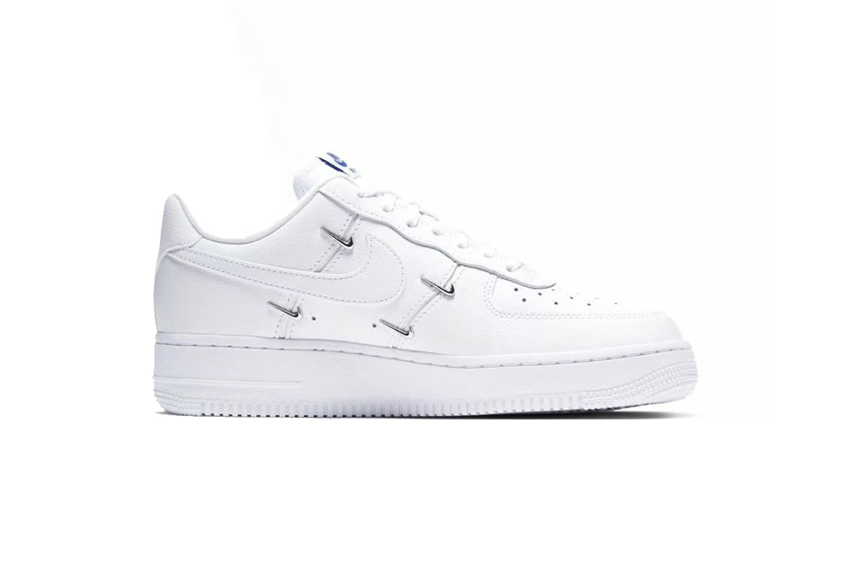 Coco Shoes Nike Air Force 1 07 LX Sisterhood - White Metallic Silver CT1990-100