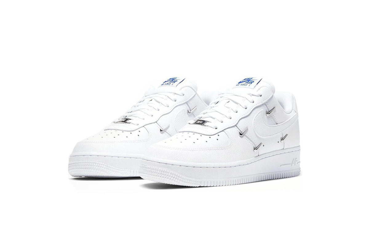 Coco Shoes Nike Air Force 1 07 LX Sisterhood - White Metallic Silver CT1990-100