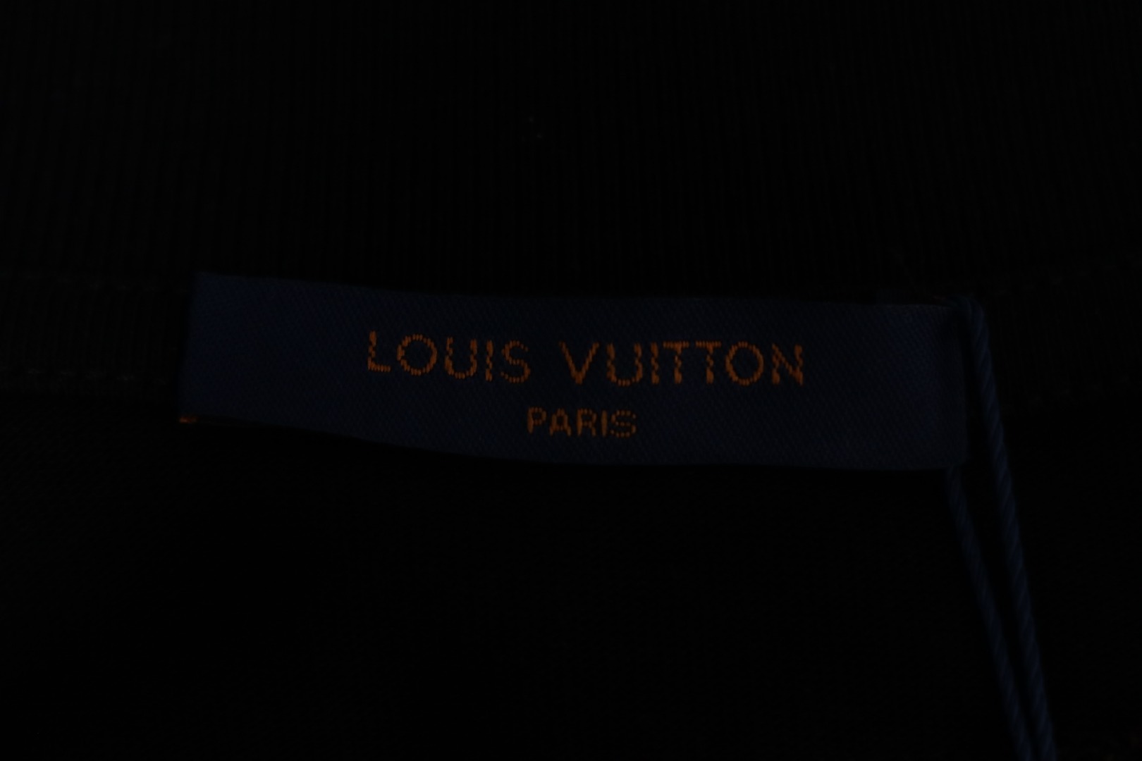 Coco Shoes Louis Vuitton Graffiti Lettering Embroidered Logo T-shirt Black