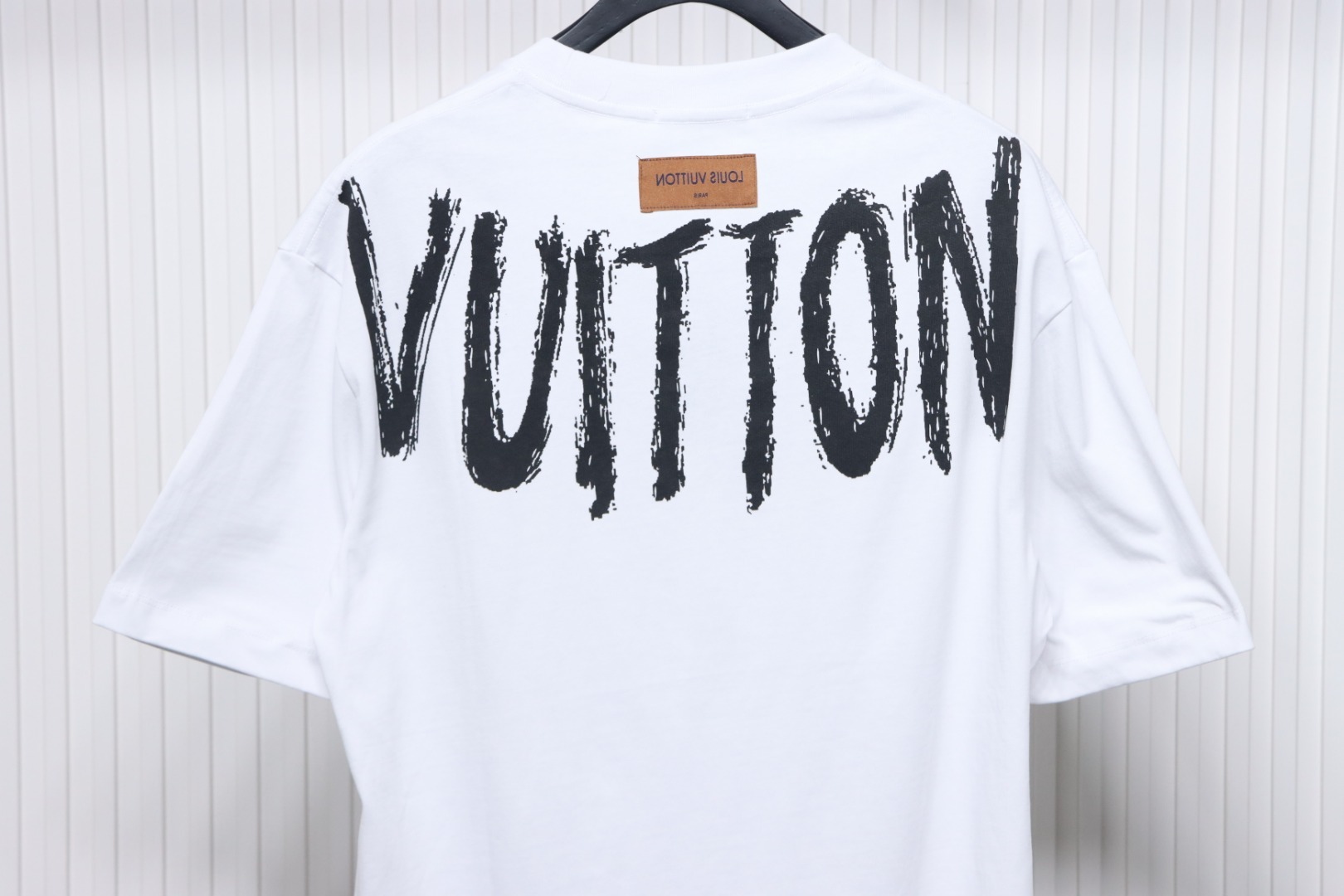 Louis Vuitton Graffiti Lettering Embroidered Logo T-shirt White