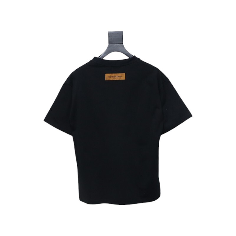 Louis Vuitton Flower Logo T-shirt Black