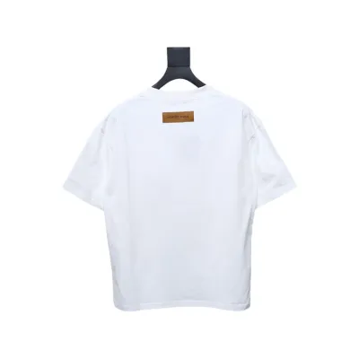 Louis Vuitton Flower Logo T-shirt White 02