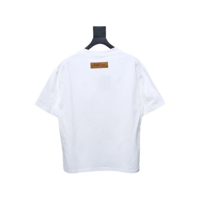 Louis Vuitton Flower Logo T-shirt White 02