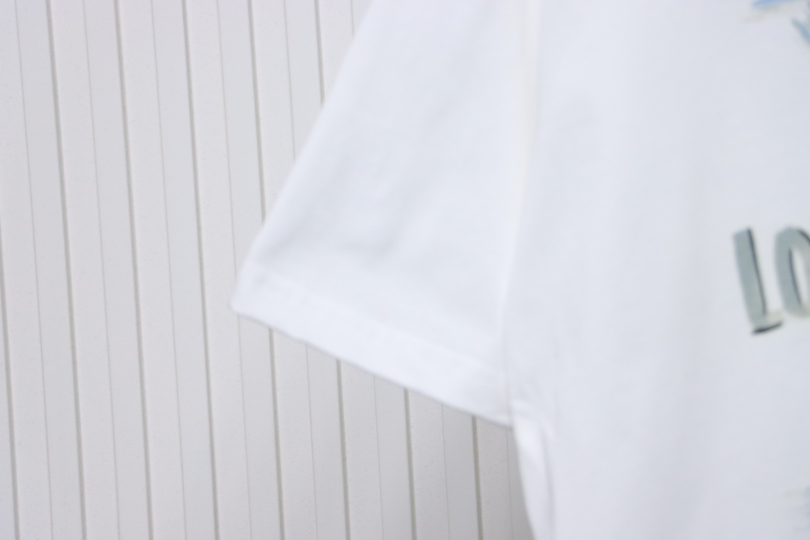 Louis Vuitton Graffiti Hand-painted Logo T-shirt White