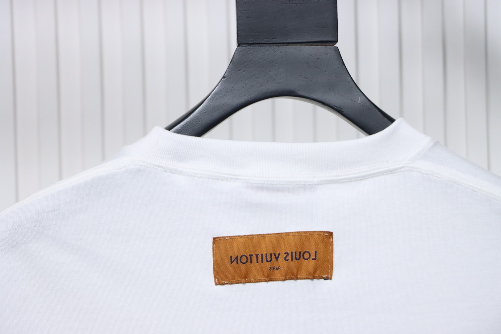 Louis Vuitton Graffiti Hand-painted Logo T-shirt White