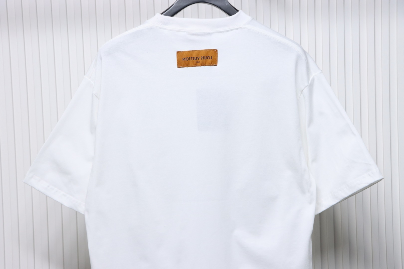 Louis Vuitton Graffiti Hand-painted Logo T-shirt White