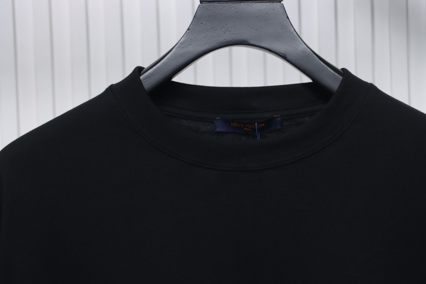 Louis Vuitton Graffiti Hand-painted Logo T-shirt Black