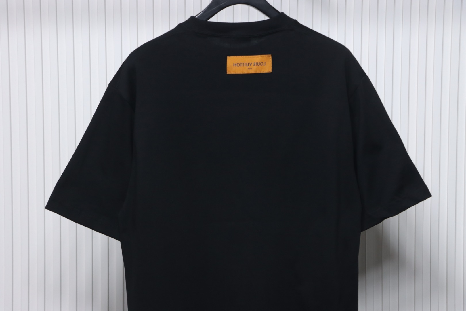 Louis Vuitton Graffiti Hand-painted Logo T-shirt Black