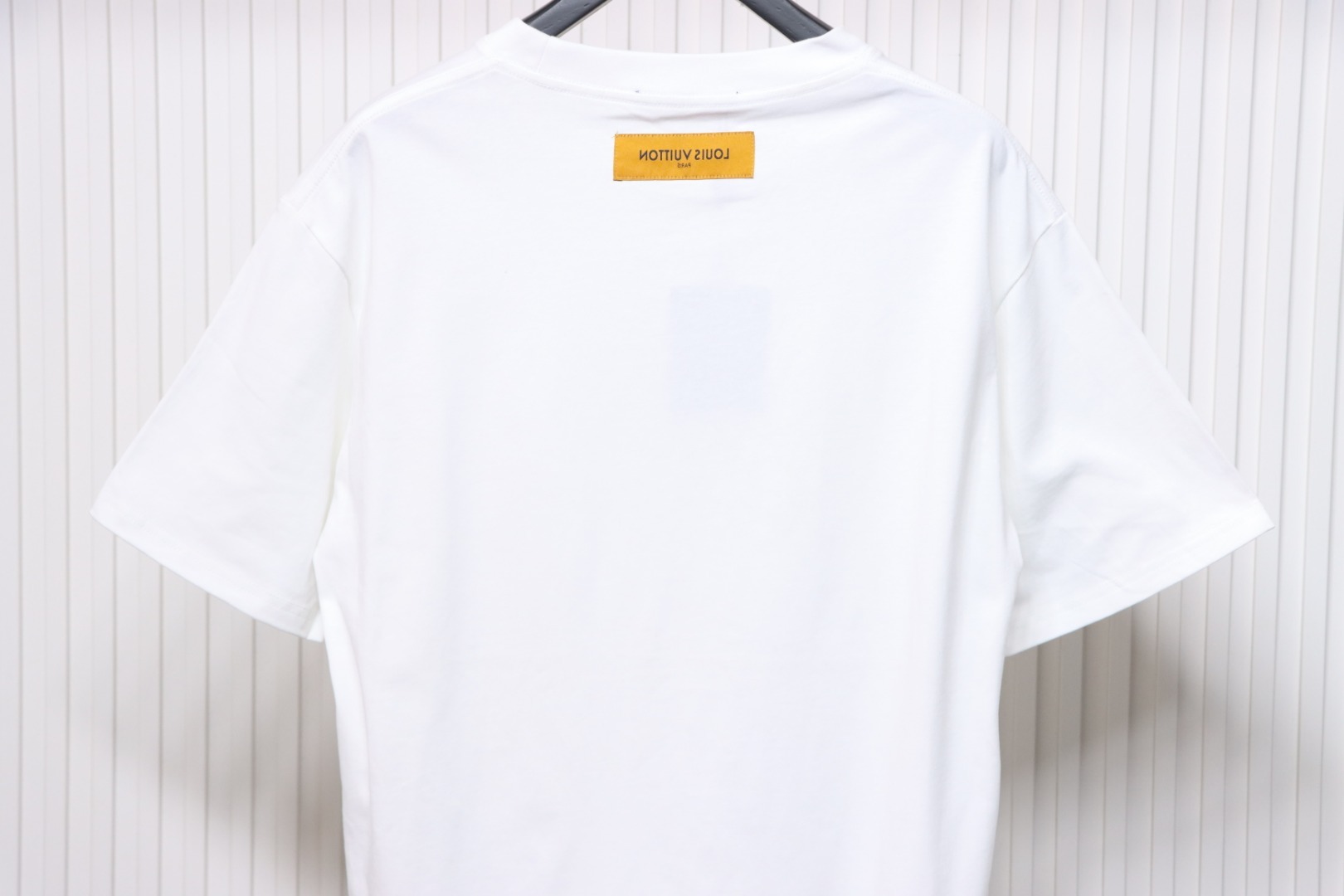 Coco Shoes Louis Vuitton Lettering Print Logo T-shirt White