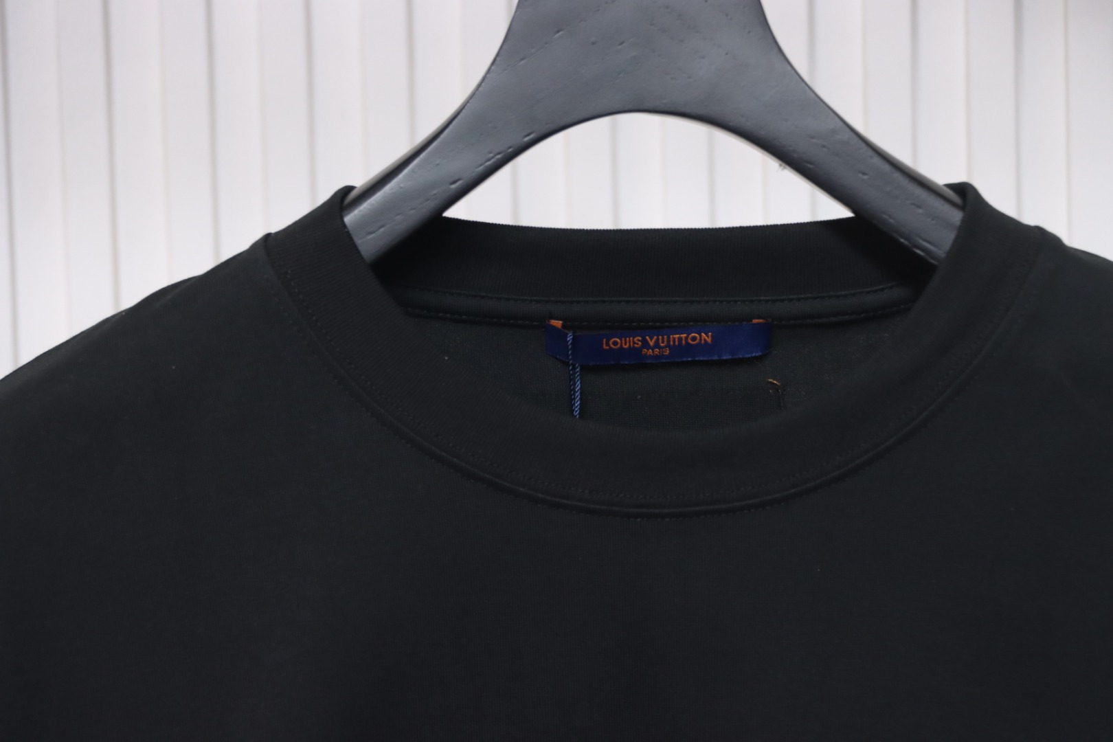 Louis Vuitton Lettering Print Logo T-shirt Black
