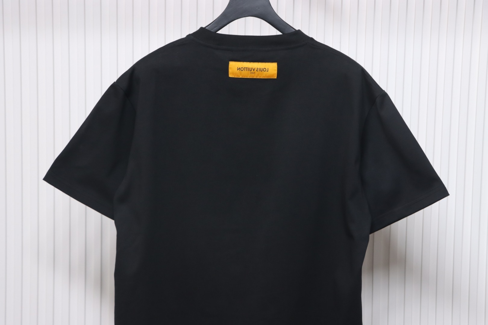 Louis Vuitton Lettering Print Logo T-shirt Black
