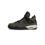 Air Jordan 4 Retro x Undefeated Olive Green IB1854-200