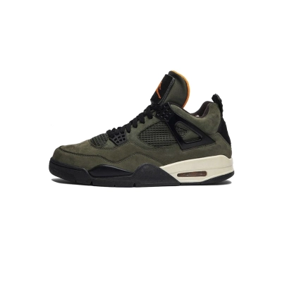 Coco Shoes Air Jordan 4 Retro x Undefeated Olive Green IB1854-200 01
