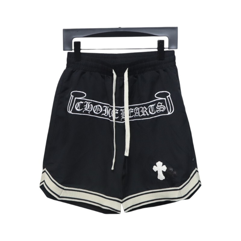 Chrome Hearts Sanskrit Embroidery Shorts Black