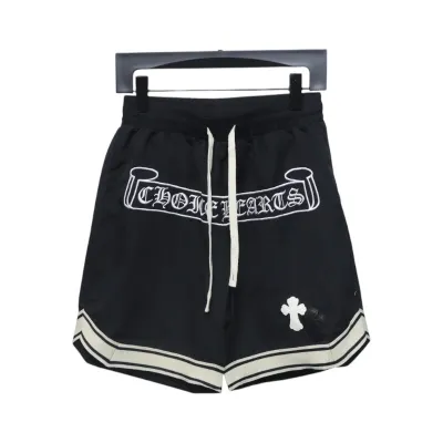 Chrome Hearts Sanskrit Embroidery Shorts Black 01
