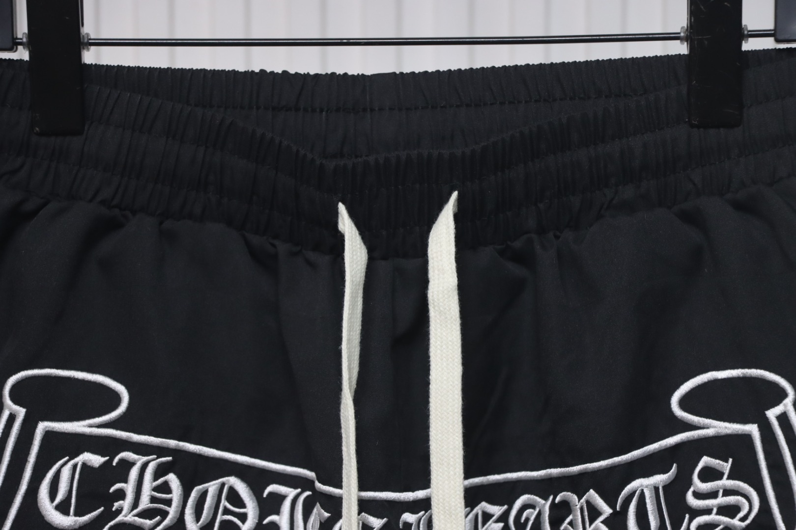 Chrome Hearts Sanskrit Embroidery Shorts Black