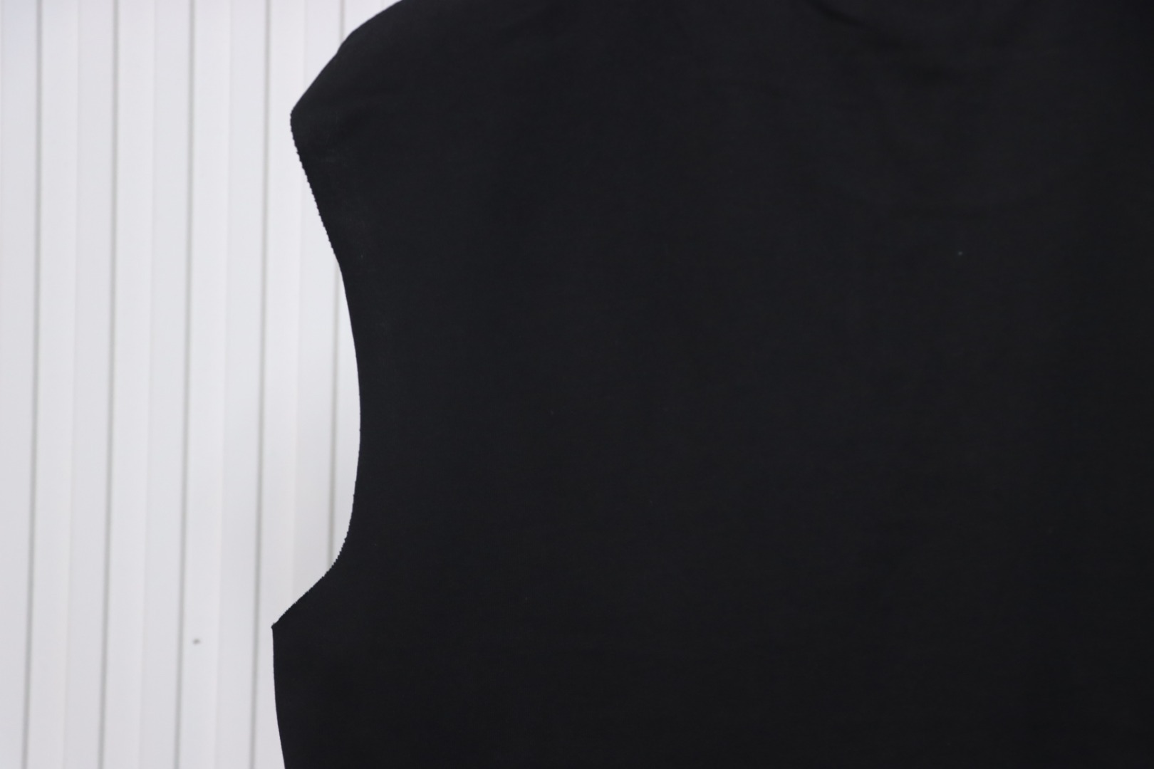 Coco Shoes Balenciaga Logo Lettering Short Sleeve Vest Black