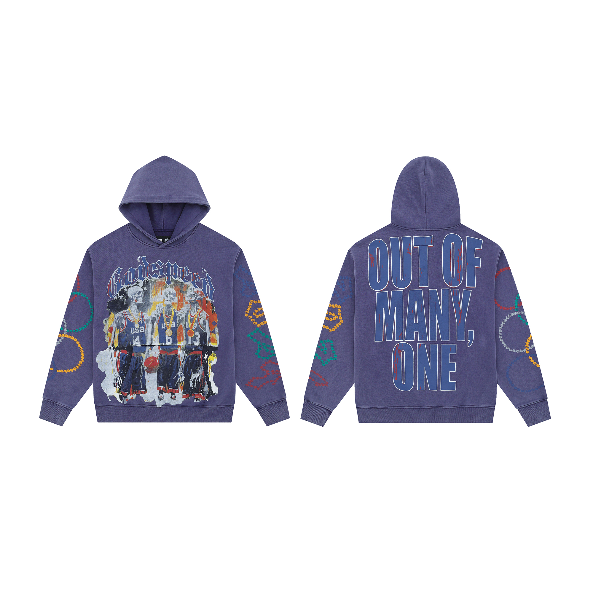 Godspeed Dream Team 24 Hoodie Navy Wash 