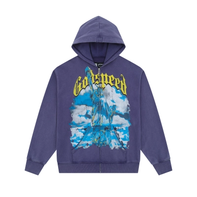 Coco Shoes Godspeed Chrome Liberty Hoodie Navy Wash  01