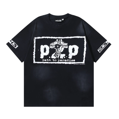 Hellstar P2P T-Shirt Black FW24  01