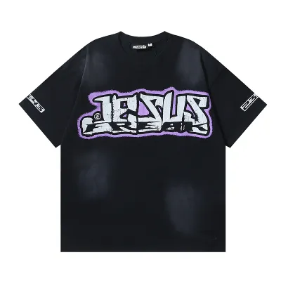 Hellstar Jesus Freak T-Shirt Black  01
