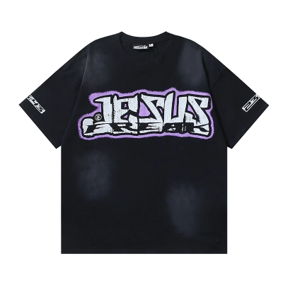 Coco Shoes Hellstar Jesus Freak T-Shirt Black  01