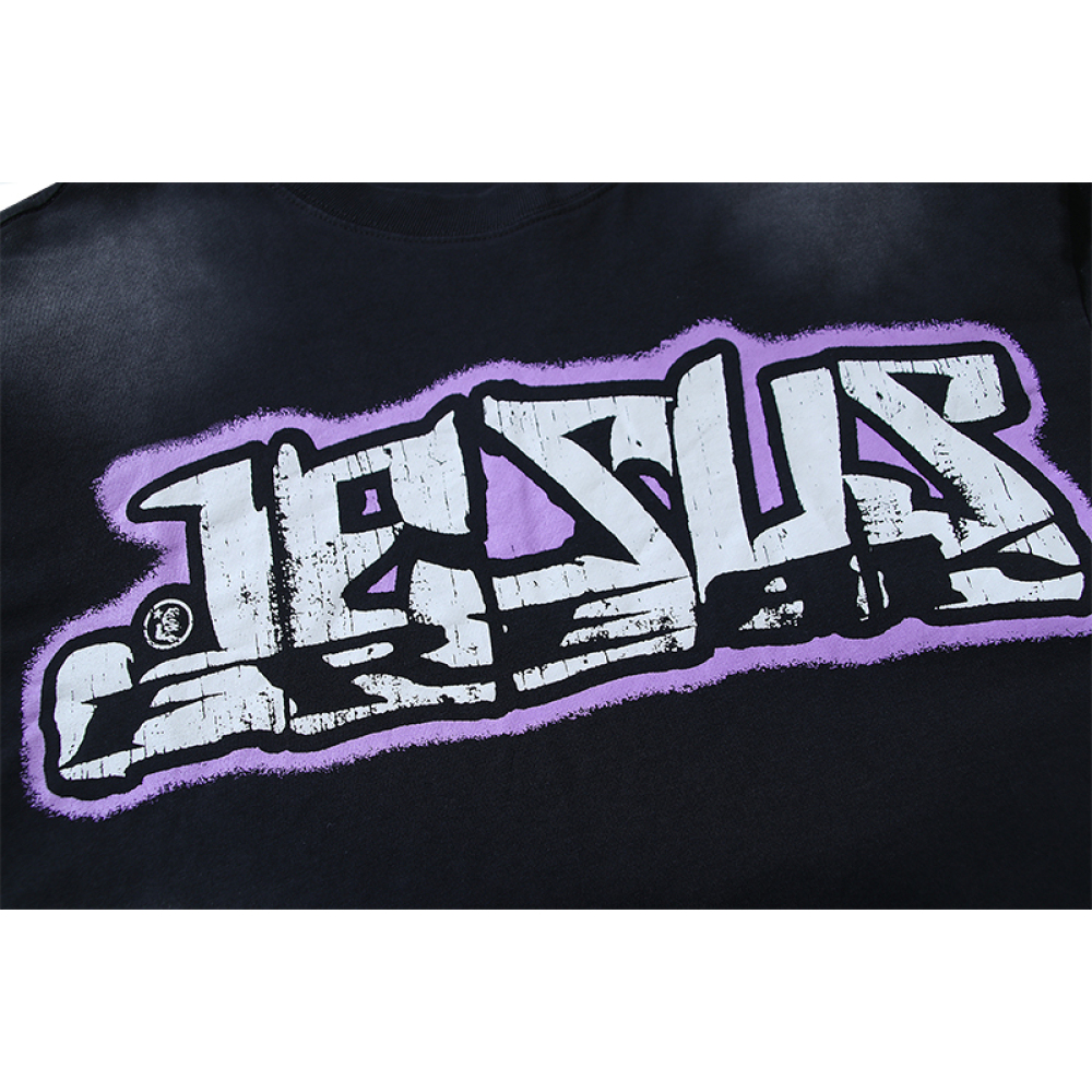 Hellstar Jesus Freak T-Shirt Black 
