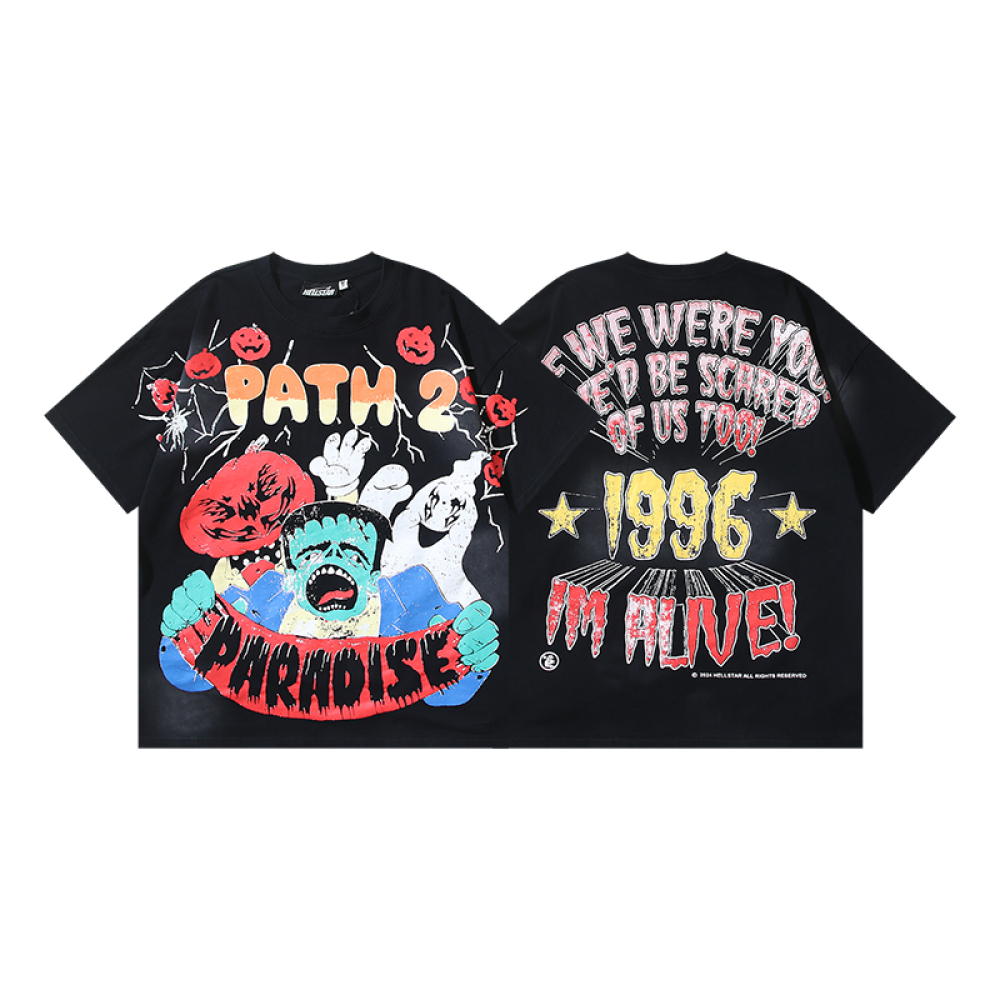 Hellstar Spooky Character T-Shirt Black 