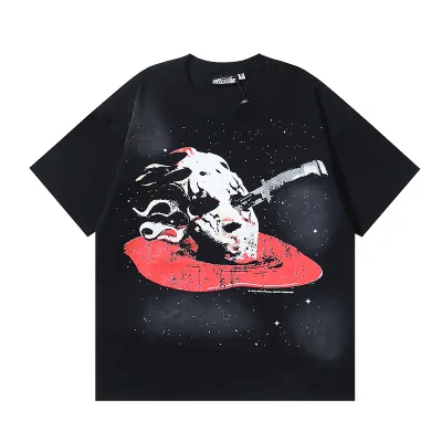 Hellstar Killer Mask T-shirt Black  01