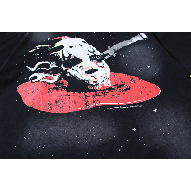 Hellstar Killer Mask T-shirt Black 