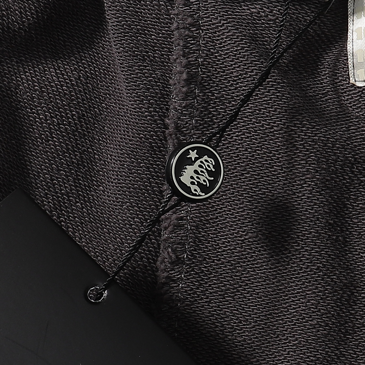 Hellstar Studios Shorts #2565 Grey/Red 