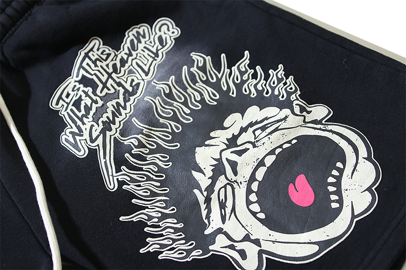 Hellstar Records Shorts #778 White/Black/Red 