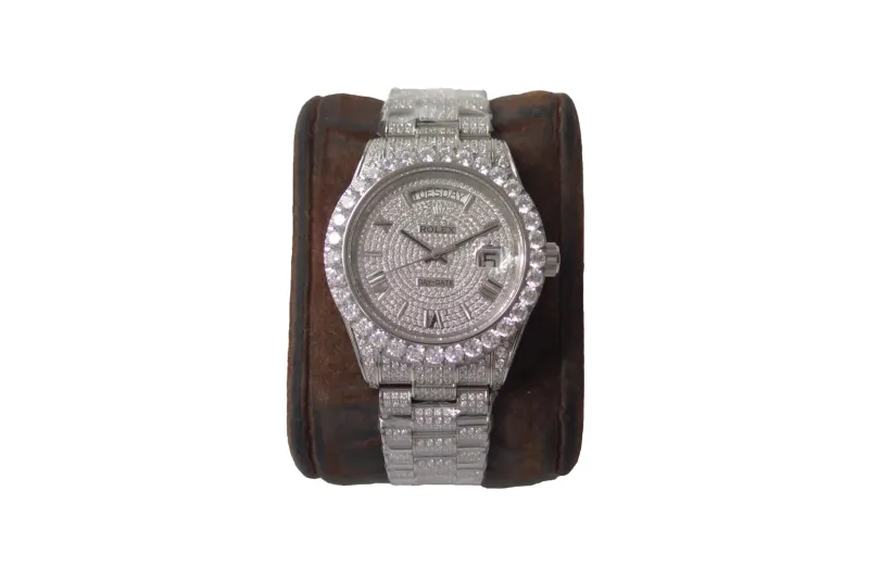 Rolex Day-Date II Presidential VVS Diamond Watch