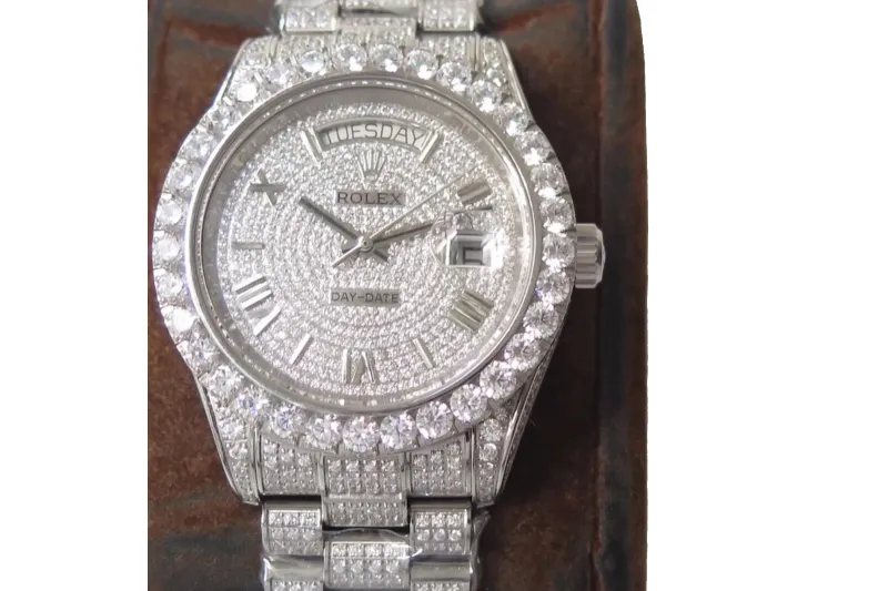 Rolex Day-Date II Presidential VVS Diamond Watch