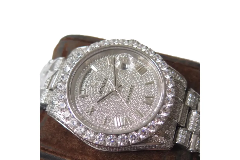 Rolex Day-Date II Presidential VVS Diamond Watch