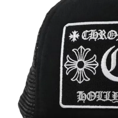 Coco Shoes Chrome Hearts CH Las Vegas Trucker Hat Black ch1254 02