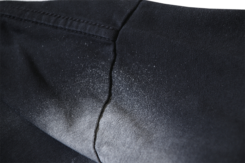 Coco Shoes Hellstar Star Gel Sport Logo Washed Short Sleeved T-shirt #673 Black Blue