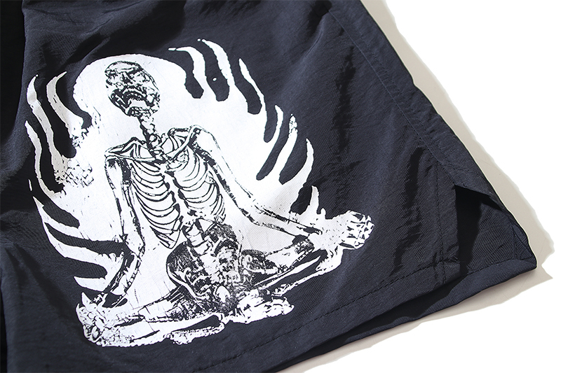 Coco Shoes Hellstar Studios Casual Sports Skull Shorts #759 Black