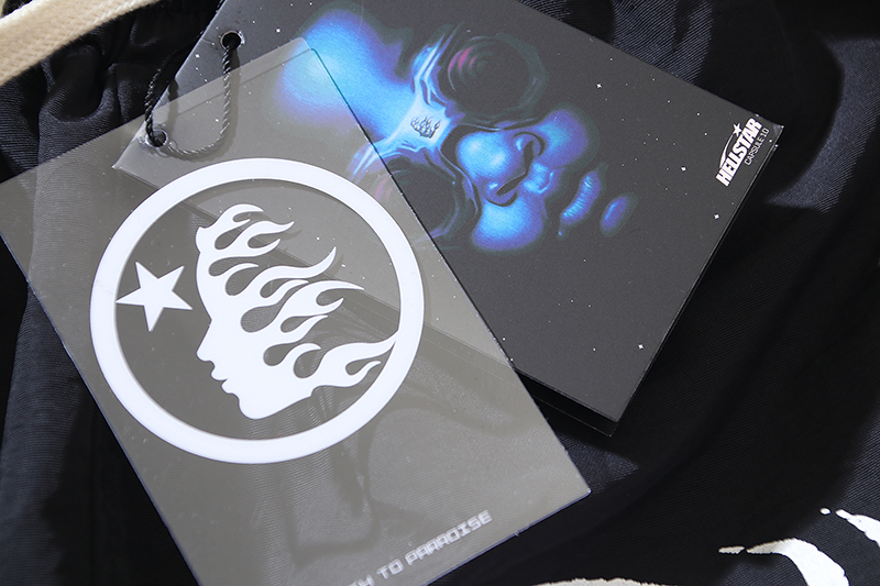 Coco Shoes Hellstar Studios Casual Sports Skull Shorts #759 Black