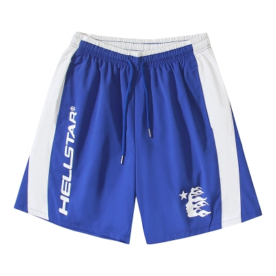 Hellstar Capsule 9 nylon shorts #751 Black/Red/Blue/Green 01