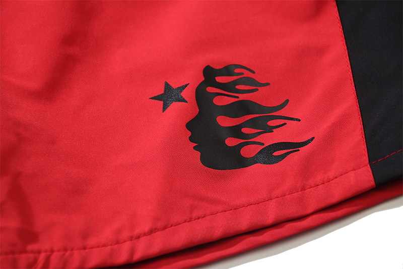 Coco Shoes Hellstar Capsule 9 nylon shorts #751 Black/Red/Blue/Green